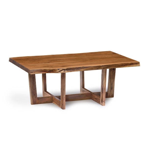 Alaterre Furniture Berkshire Natural Live Edge Wood Large Coffee Table, Weight: 75 AWBB1220S - main